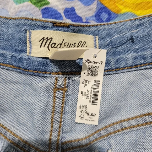 Madewell Light Blue Flare & Wide Leg Jeans - Picture 8 of 9